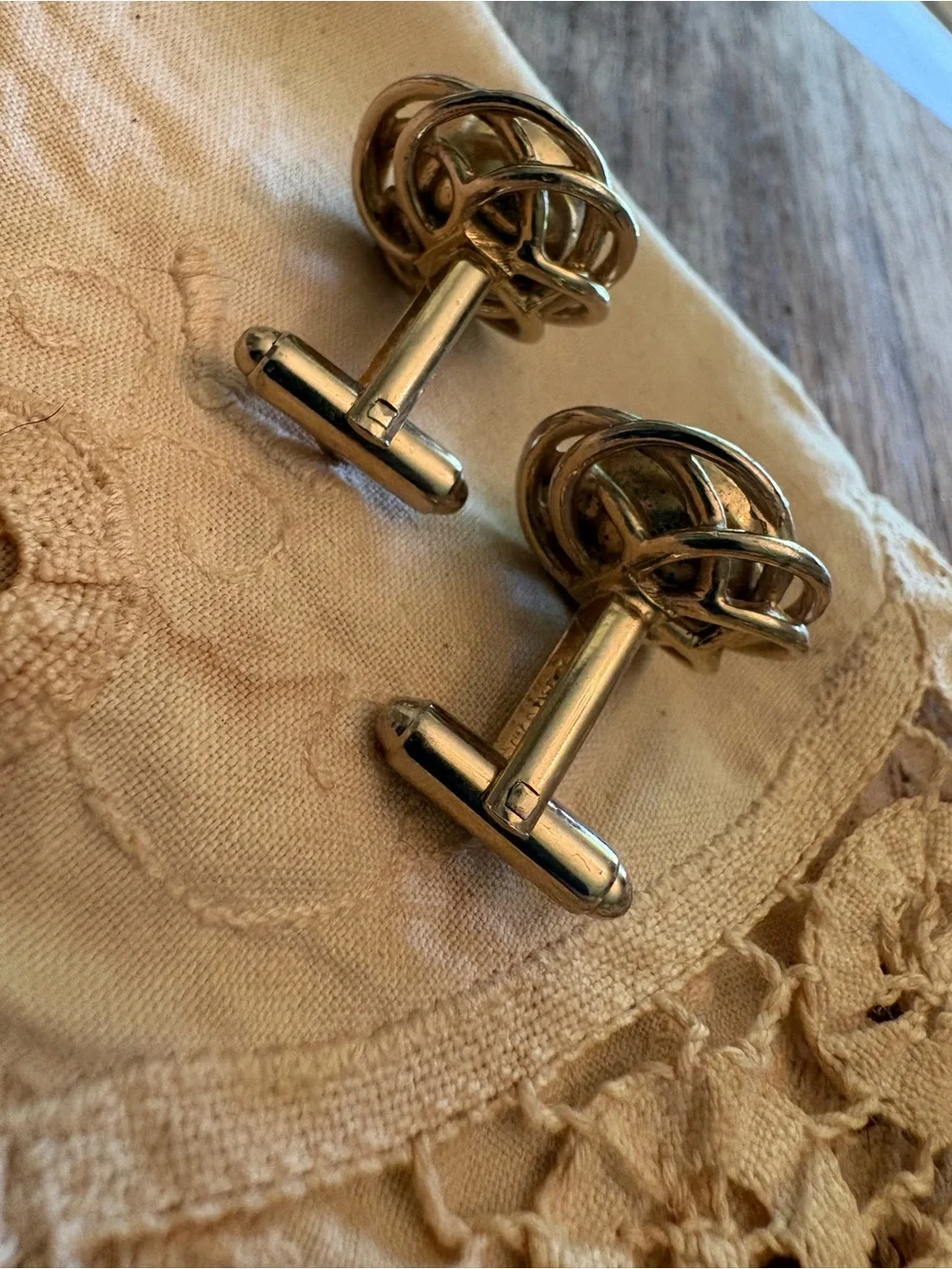 Vintage cuff links